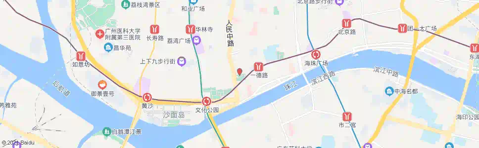 广州一德西总站_公交站地图_广州公交_妙搜公交查询2025