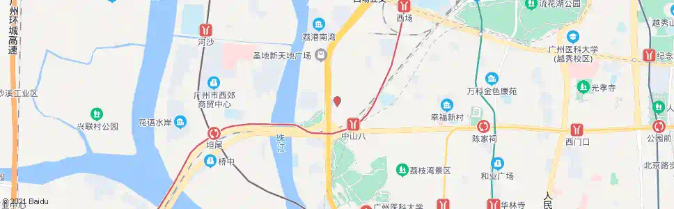 广州南岸路口_公交站地图_广州公交_妙搜公交查询2025