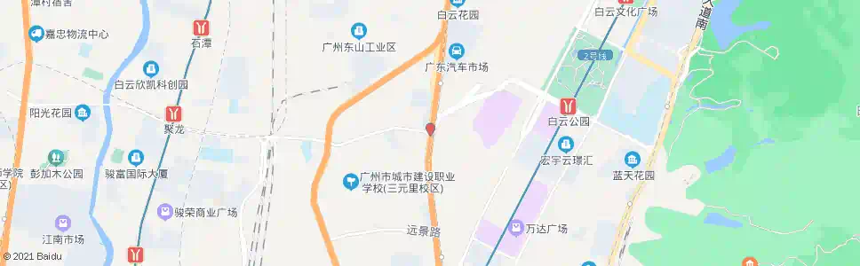 广州机场路岗贝路口(民航广州医院)_公交站地图_广州公交_妙搜公交查询2025
