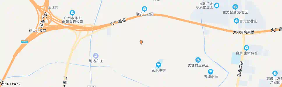 广州利农村4队_公交站地图_广州公交_妙搜公交查询2025