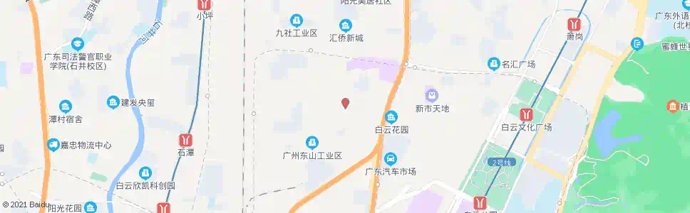 广州新市新街西_公交站地图_广州公交_妙搜公交查询2025