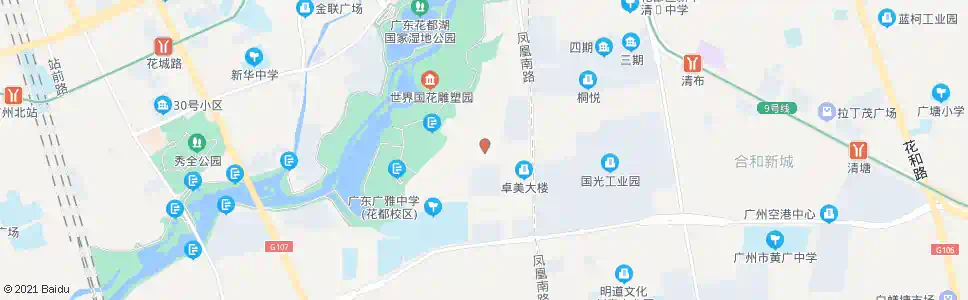 广州雅瑶新村_公交站地图_广州公交_妙搜公交查询2025