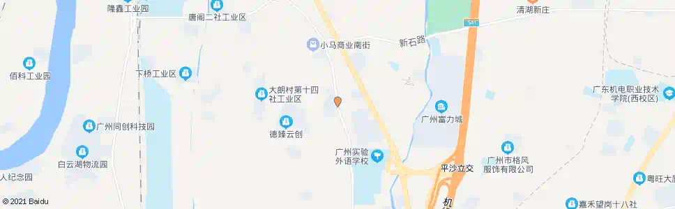 广州平沙路口_公交站地图_广州公交_妙搜公交查询2025