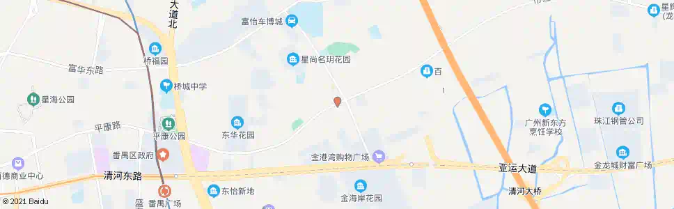 广州城市花园路口_公交站地图_广州公交_妙搜公交查询2025