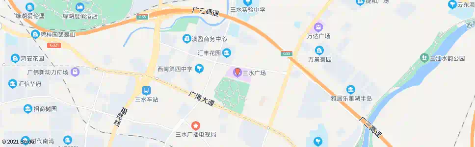 广州三水广场_公交站地图_广州公交_妙搜公交查询2025