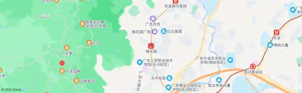 广州地铁梅花园站总站_公交站地图_广州公交_妙搜公交查询2025