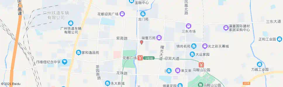 广州花都地税局_公交站地图_广州公交_妙搜公交查询2025