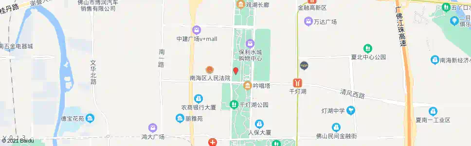 广州千灯湖地铁站_公交站地图_广州公交_妙搜公交查询2025