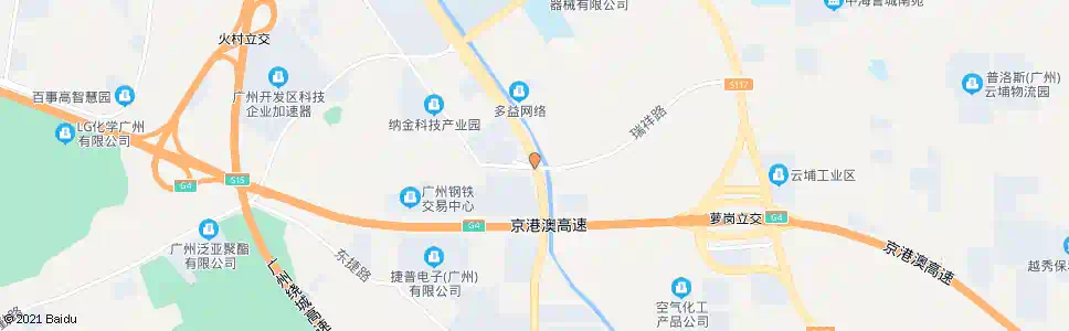 广州开泰大道(东明三路口)_公交站地图_广州公交_妙搜公交查询2025