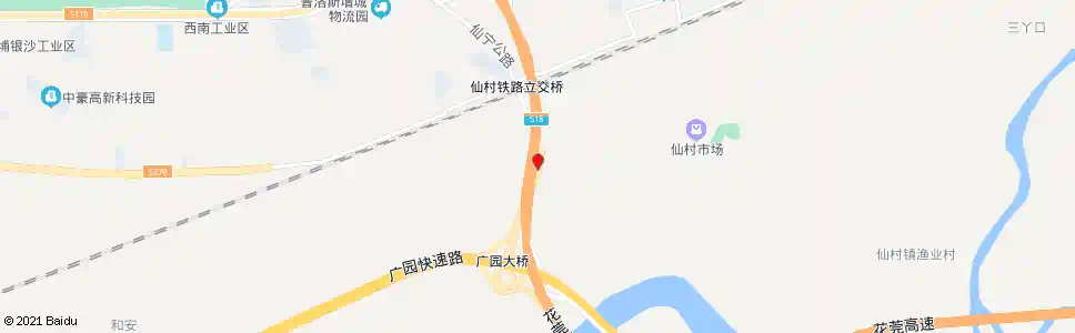 广州西南村_公交站地图_广州公交_妙搜公交查询2025