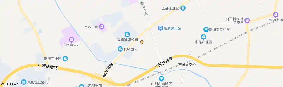 广州民营工业区_公交站地图_广州公交_妙搜公交查询2025