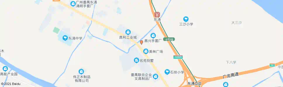 广州三沙路口_公交站地图_广州公交_妙搜公交查询2025