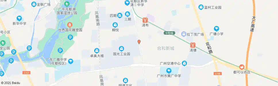 广州国光厂_公交站地图_广州公交_妙搜公交查询2025