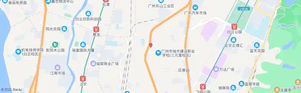 广州铜管厂_公交站地图_广州公交_妙搜公交查询2025