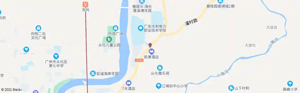 广州沙塱村_公交站地图_广州公交_妙搜公交查询2025