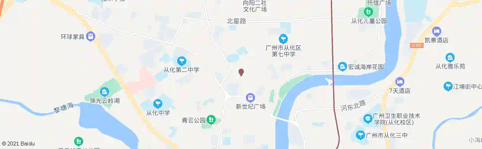 广州西街市场_公交站地图_广州公交_妙搜公交查询2025