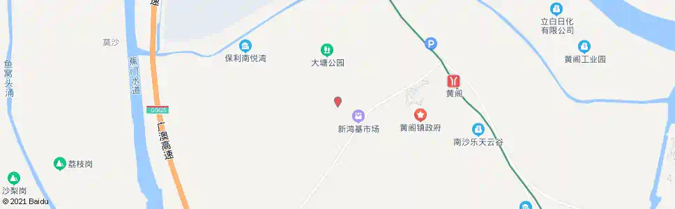 广州大井村_公交站地图_广州公交_妙搜公交查询2025