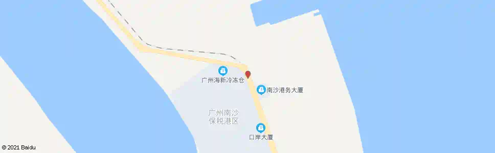广州海港大道_公交站地图_广州公交_妙搜公交查询2025