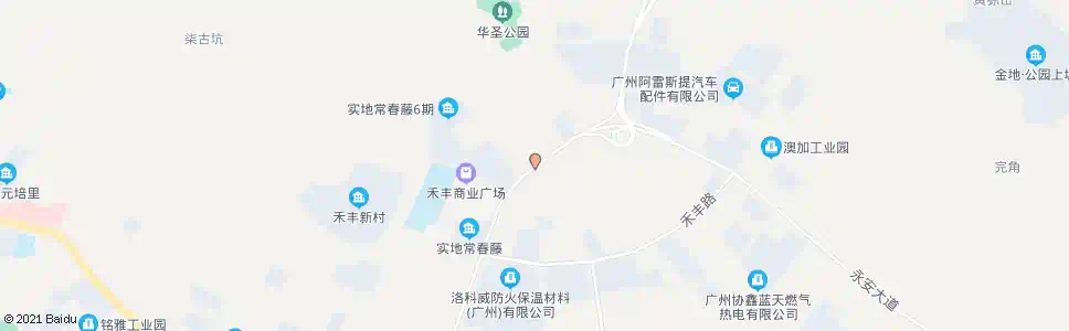 广州禾丰村_公交站地图_广州公交_妙搜公交查询2025