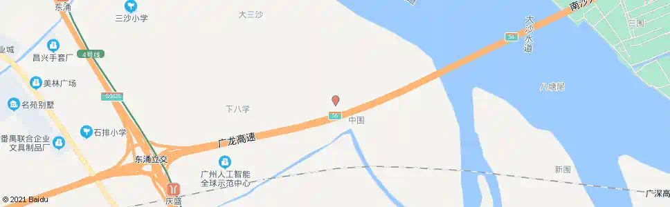 广州沙公堡七队_公交站地图_广州公交_妙搜公交查询2025