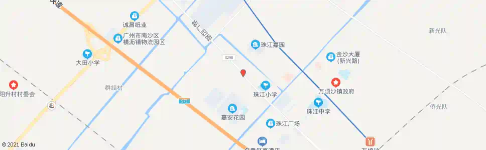 广州四涌半_公交站地图_广州公交_妙搜公交查询2025