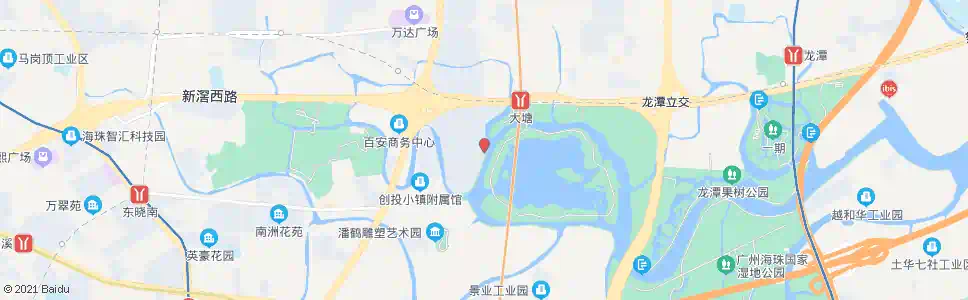 广州上冲南2_公交站地图_广州公交_妙搜公交查询2025