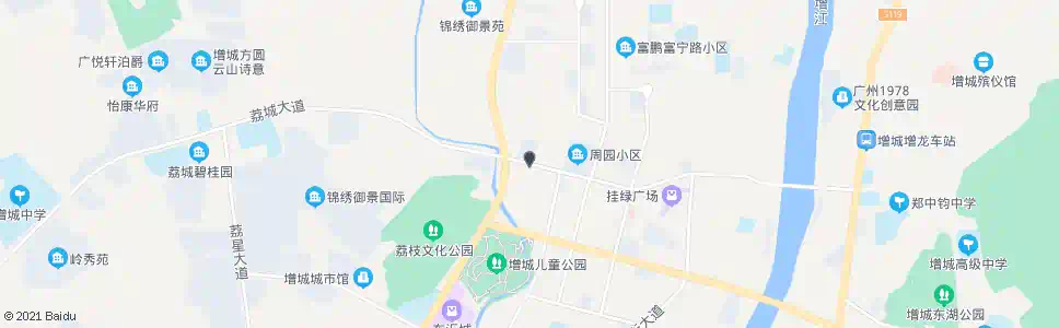 广州荔城街道办_公交站地图_广州公交_妙搜公交查询2025