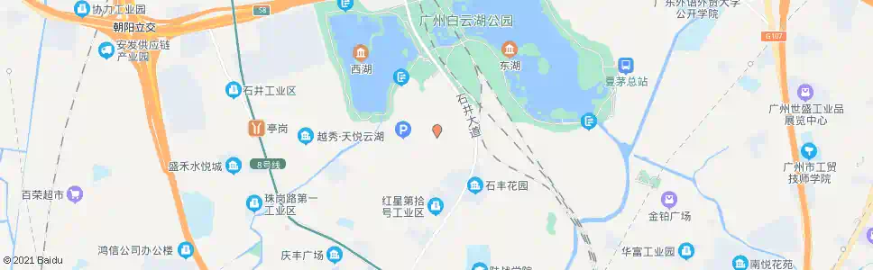 广州红星村_公交站地图_广州公交_妙搜公交查询2025