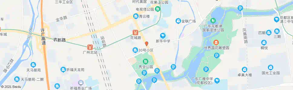 广州新湖大厦_公交站地图_广州公交_妙搜公交查询2025