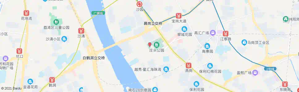 广州庄头公园_公交站地图_广州公交_妙搜公交查询2025