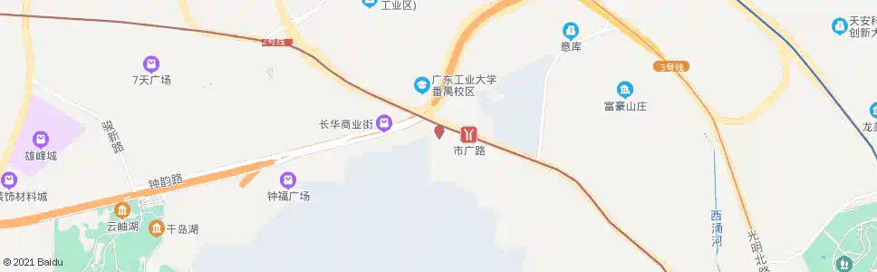 广州秀珀厂_公交站地图_广州公交_妙搜公交查询2025