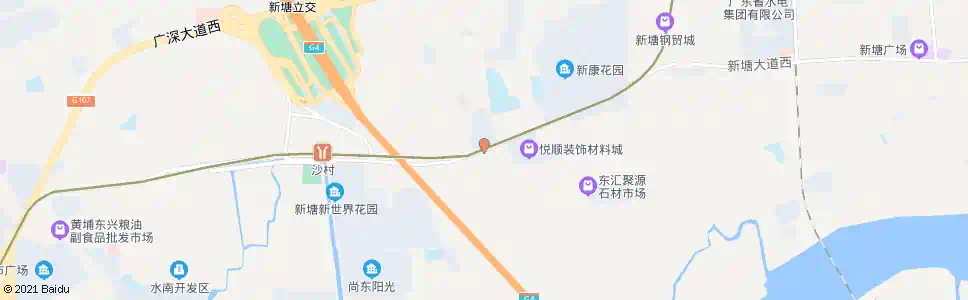 广州新塘三中_公交站地图_广州公交_妙搜公交查询2025