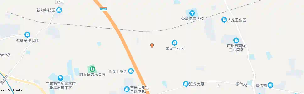 广州东盛路中_公交站地图_广州公交_妙搜公交查询2025