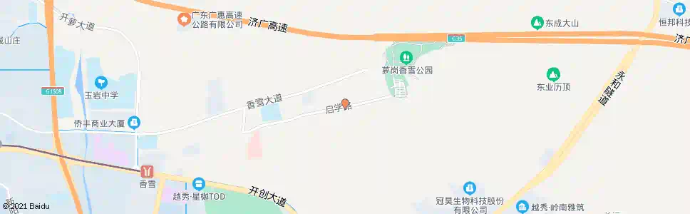 广州启学路口_公交站地图_广州公交_妙搜公交查询2025