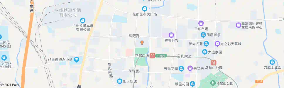广州花都区政府_公交站地图_广州公交_妙搜公交查询2025