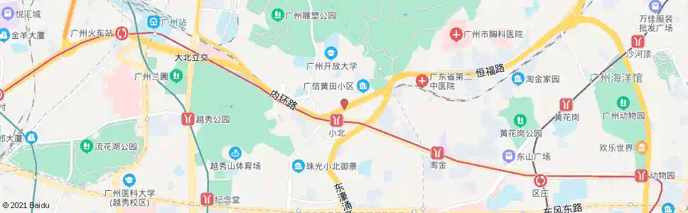 广州老干部活动中心_公交站地图_广州公交_妙搜公交查询2025