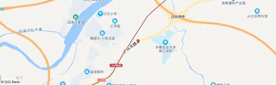 广州沙贝村_公交站地图_广州公交_妙搜公交查询2025