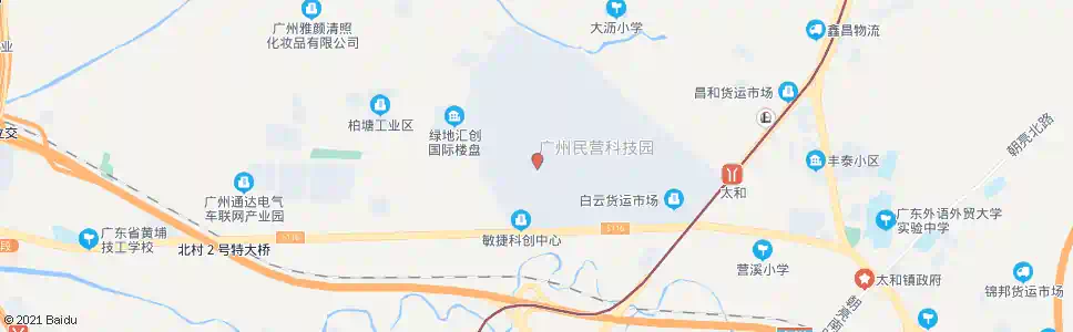 广州民营科技园_公交站地图_广州公交_妙搜公交查询2025
