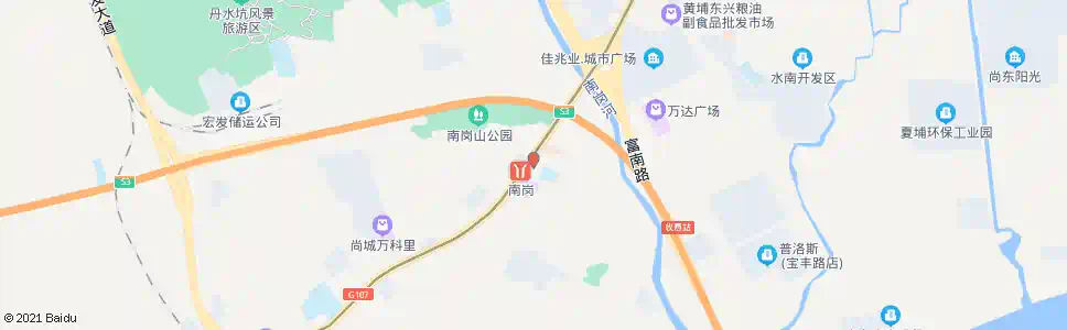 广州南岗总站_公交站地图_广州公交_妙搜公交查询2025