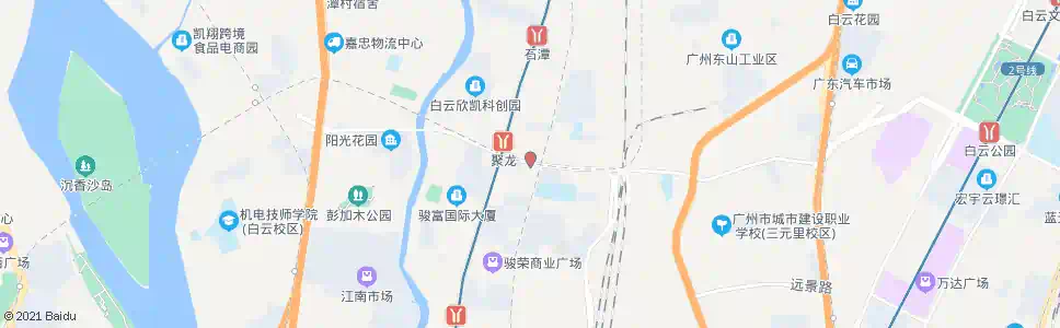 广州同德围_公交站地图_广州公交_妙搜公交查询2025