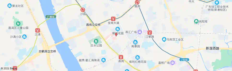 广州南泰路西_公交站地图_广州公交_妙搜公交查询2025