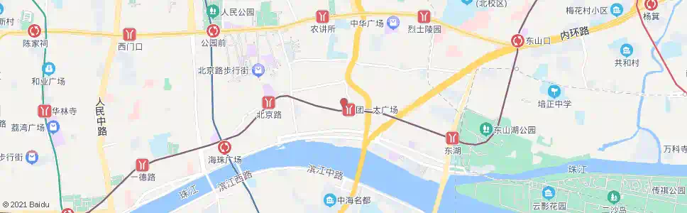 广州越秀南客运站_公交站地图_广州公交_妙搜公交查询2025