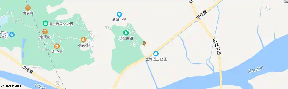 广州沙湾南村_公交站地图_广州公交_妙搜公交查询2025