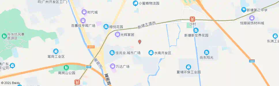 广州水南大道中_公交站地图_广州公交_妙搜公交查询2025