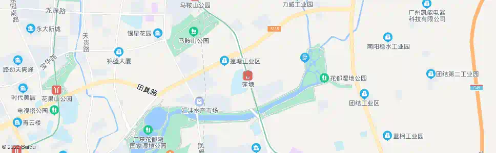 广州莲塘_公交站地图_广州公交_妙搜公交查询2025