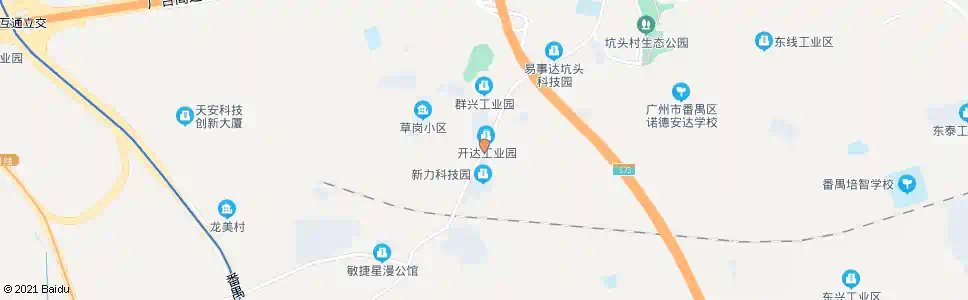 广州新水坑_公交站地图_广州公交_妙搜公交查询2025