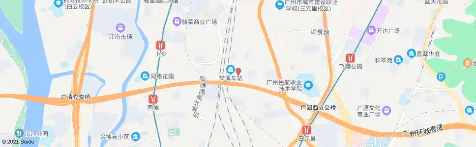 广州明泉街总站_公交站地图_广州公交_妙搜公交查询2025