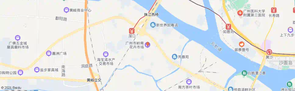 广州华南花卉市场_公交站地图_广州公交_妙搜公交查询2025