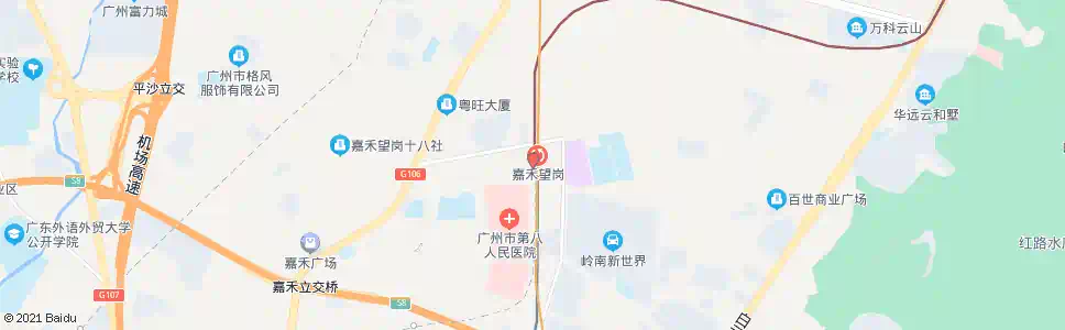 广州华英路总站(地铁嘉禾望岗站)_公交站地图_广州公交_妙搜公交查询2025
