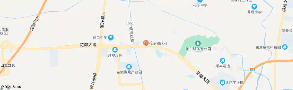 广州花侨农场_公交站地图_广州公交_妙搜公交查询2025